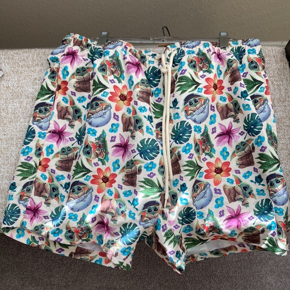 Star Wars Baby Yoda Swim Trunks - Picture 7 of 11